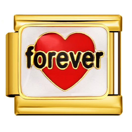 Italian Charm - Gold Love 25