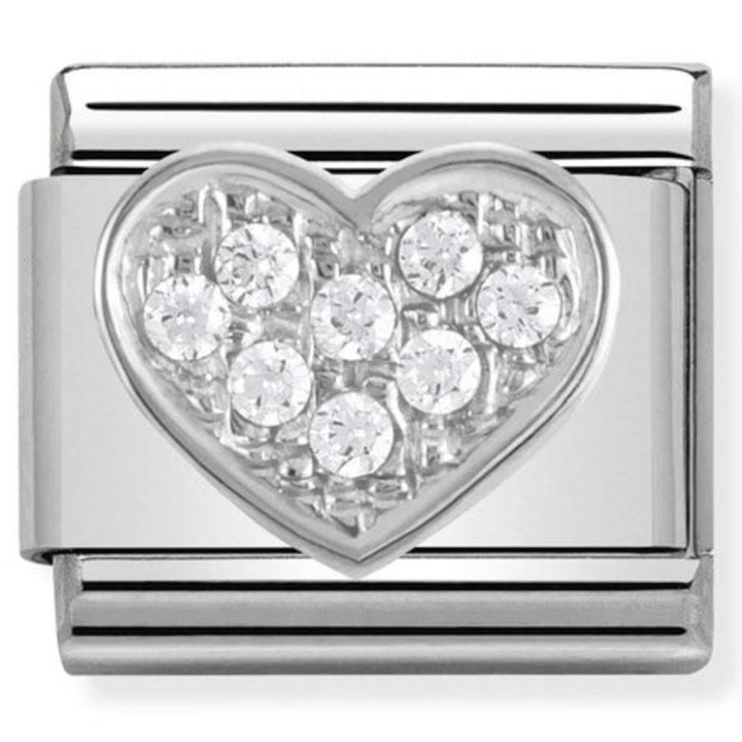 RW® Original Charm - Diamond Silver Heart