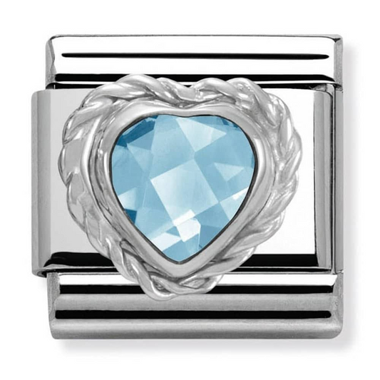 RW® Original Charm - Blue Silver Heart
