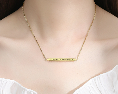 Light Gray Mystic® Personalised Necklace