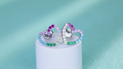 Rainbow® Heart Earrings
