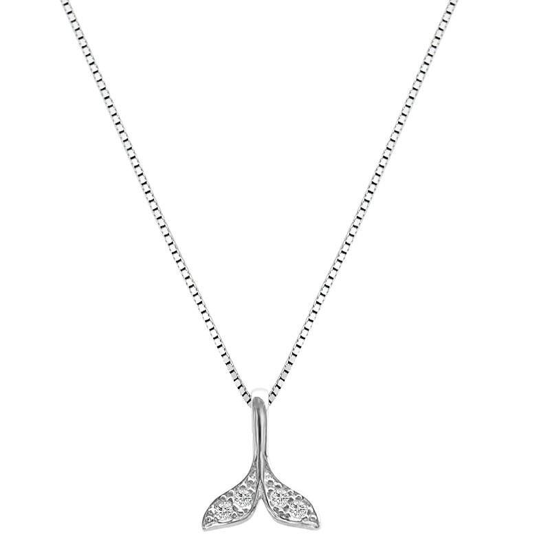 Riley Watson Jewellery Silver Mermaid Tail Necklace by Riley Watson | Riley Watson Jewellery