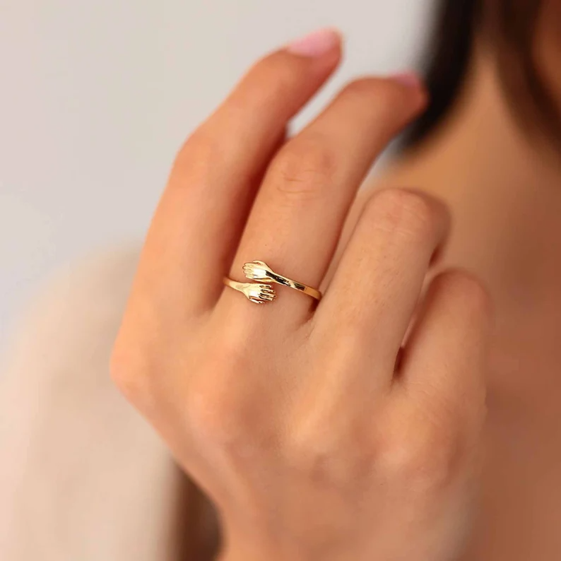 Riley Watson Jewellery Hug Ring (adjustable size) gift listed on product page by Riley Watson | Riley Watson Jewellery
